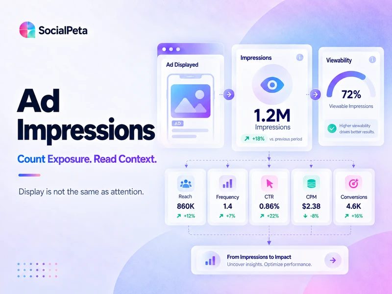Ad Impressions: Definition, Formula & Metrics