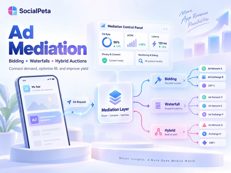 Ad Mediation: Bidding, Waterfalls, and Setup