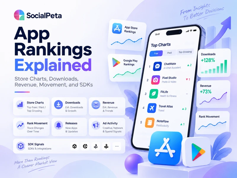 App Rankings Explained: Store Charts, Downloads, Revenue, Movement, and SDKs