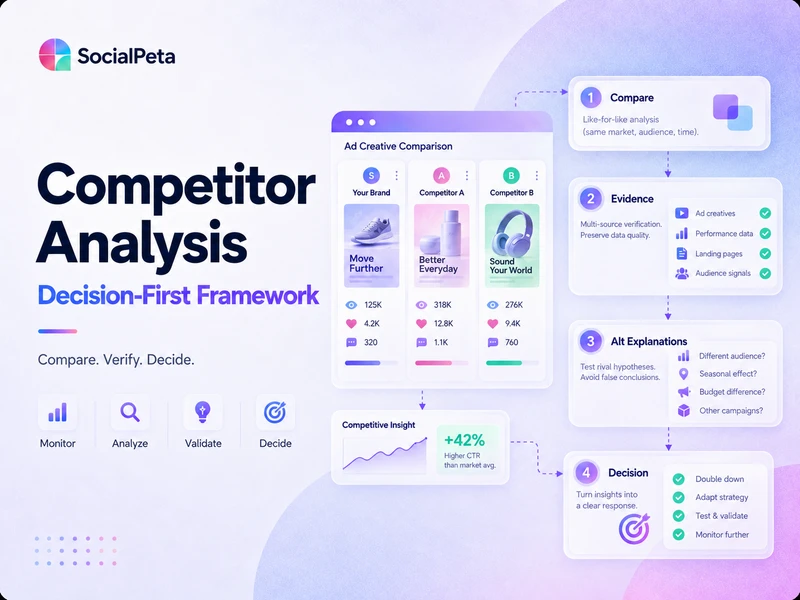 Competitor Analysis: A Framework That Ends with a Decision
