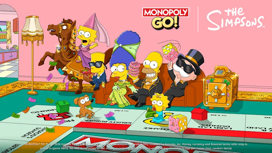 MONOPOLY GO! June 2026 The Simpsons collaboration and revenue data