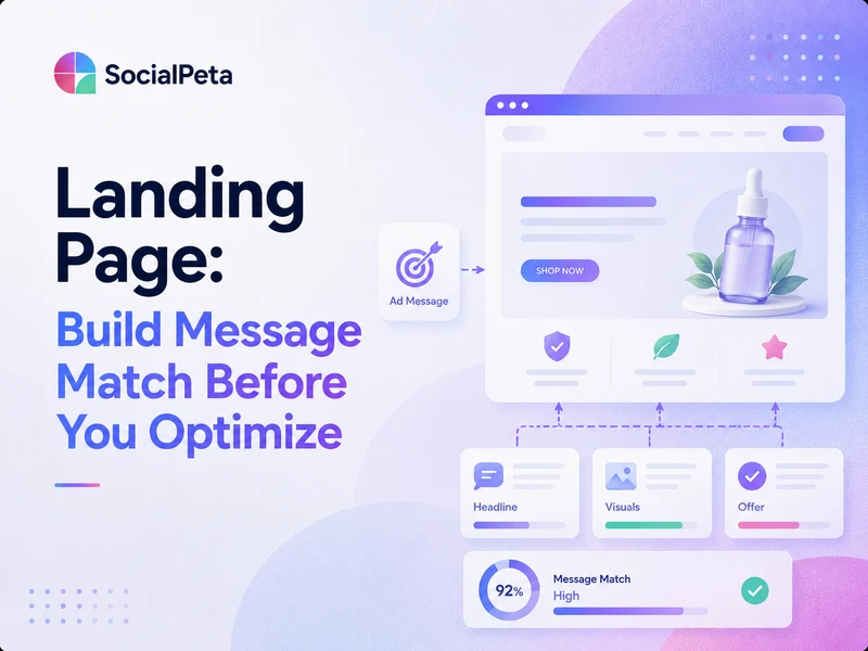 Landing Page: Build Message Match Before You Optimize