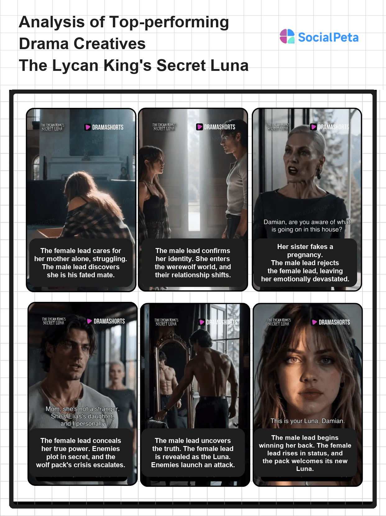 Creative strategy analysis for The Lycan King’s Secret Luna
