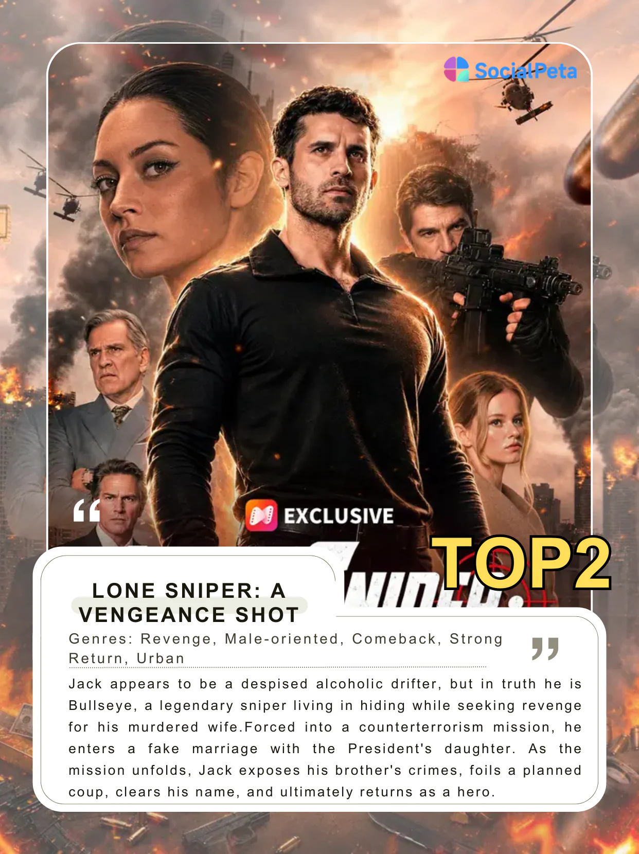 LONE SNIPER: A VENGEANCE SHOT short drama ranking profile
