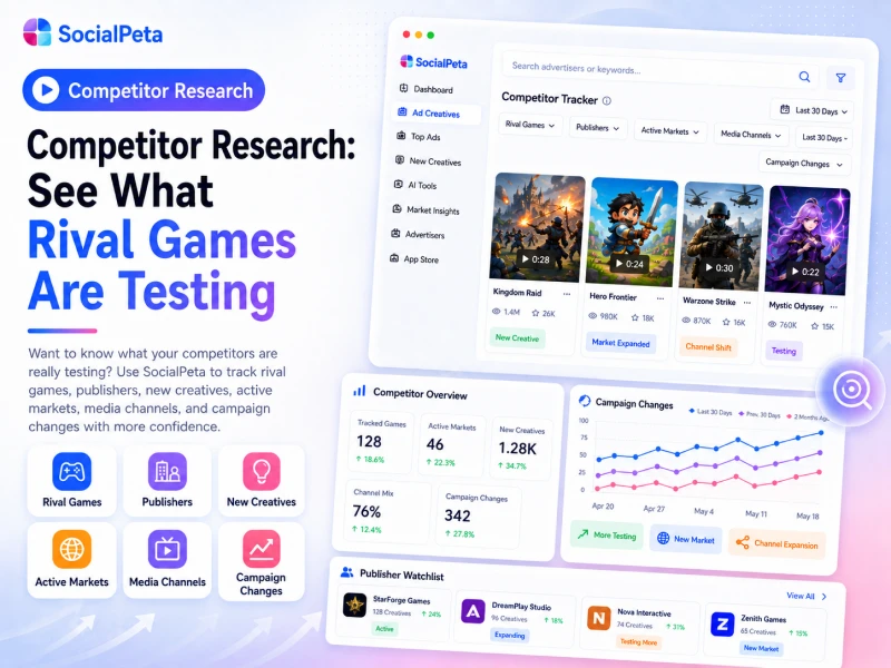 Competitor Research: See What Rival Games Are Testing