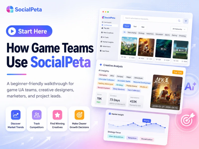 Start Here: How Game Teams Use SocialPeta